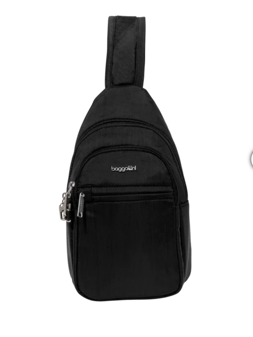 Baggallini Securtex Anti-Theft
Multi Zip Sling Travel Bag Crossbody